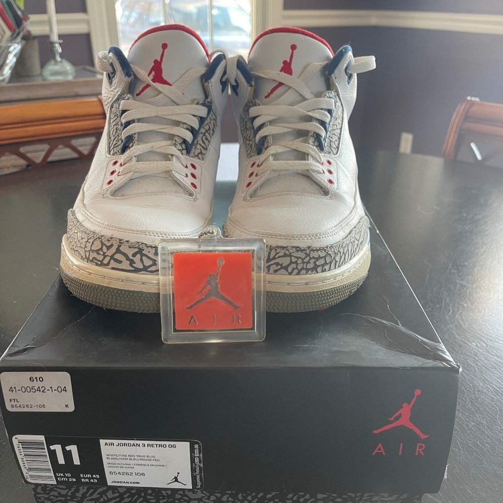 Nike Air Jordan 3 Retro OG True Blue 2016